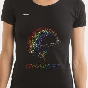 Camiseta manga corta brillo